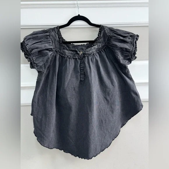 NWT We the Free Muse Tunic - Washed Black Color - Picture 5 of 7